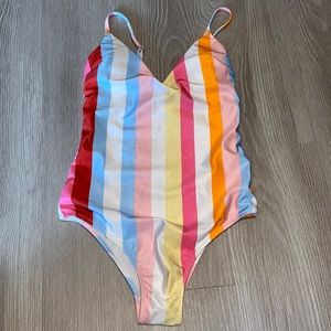 Rainbow bathing suit